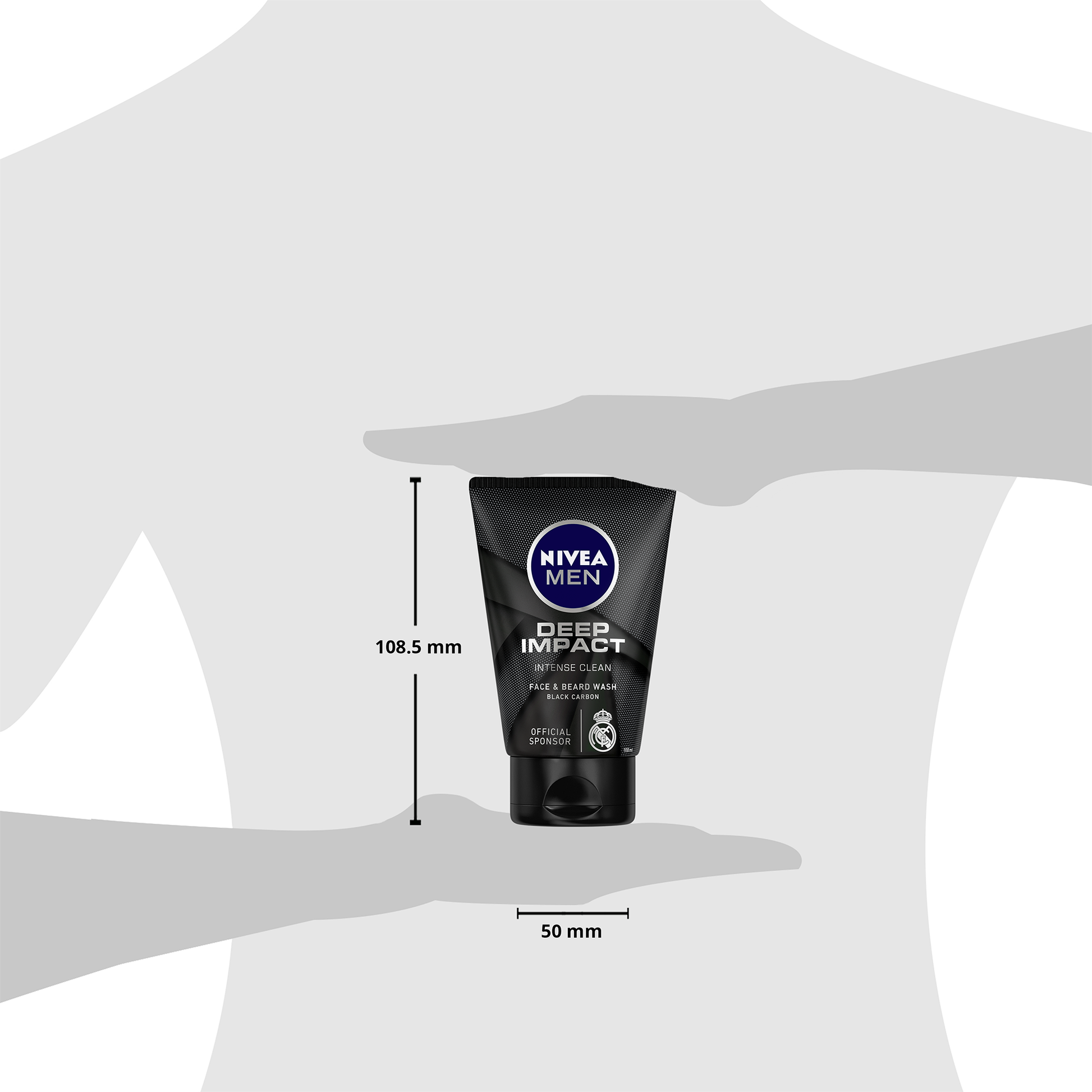 Nivea Men Face Wash-Deep Impact Intense Clean