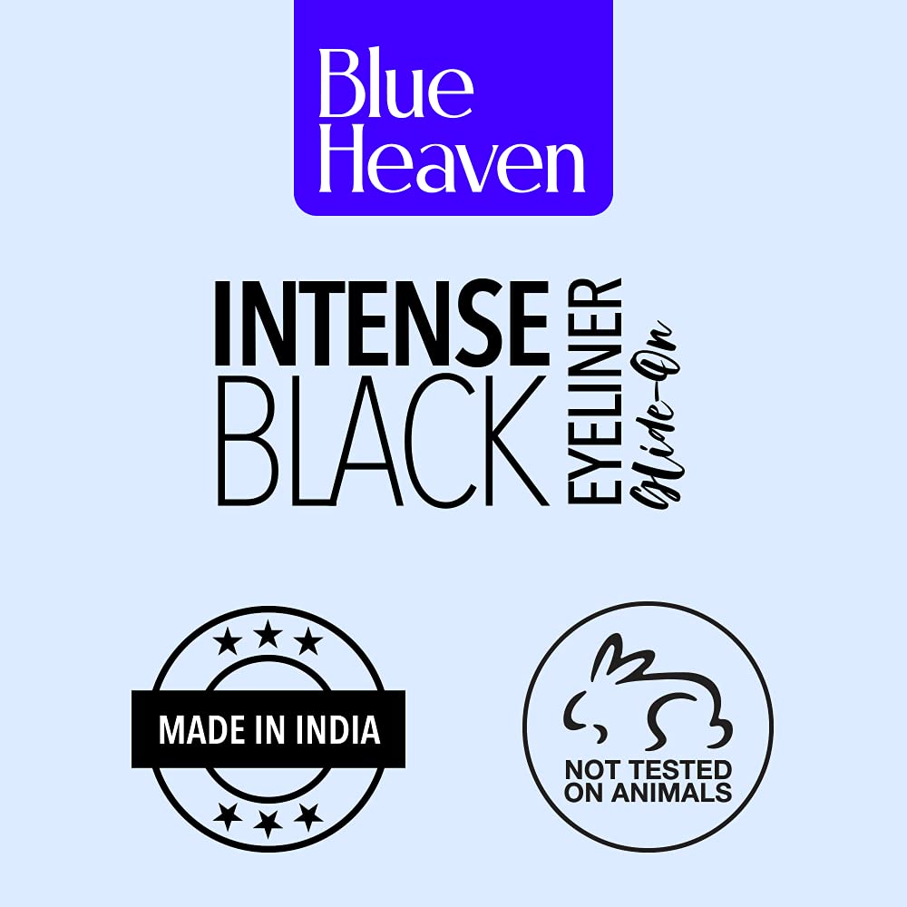 Blue Heaven Intense Black Liquid Eyeliner Glide-On (4 ml)