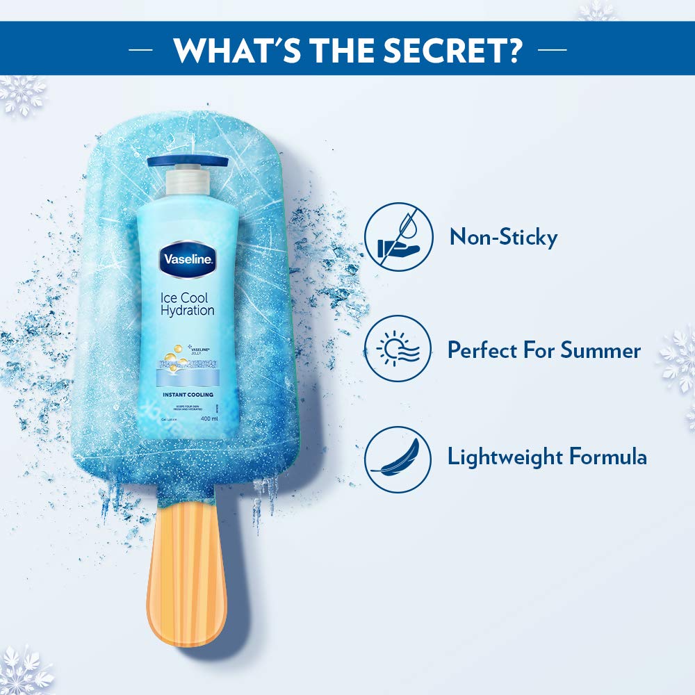 Vaseline Moisturiser Intensive Care Ice Cool Hydra