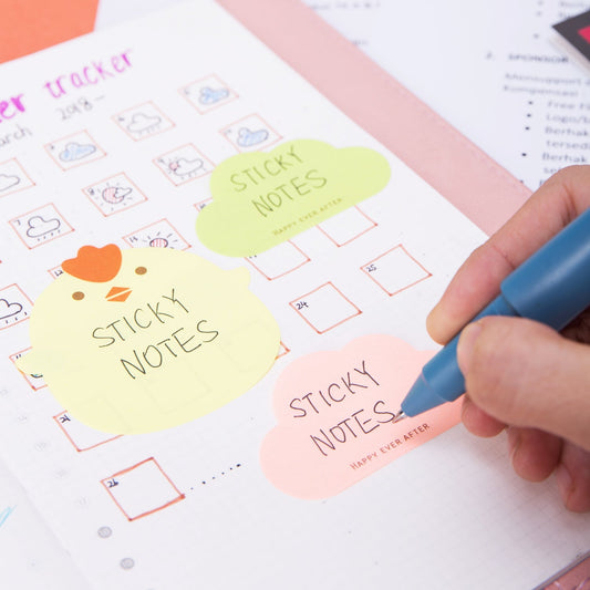 Deli Wa55002 Sticky Notes 2/20 Sht 1T - Color May Vary