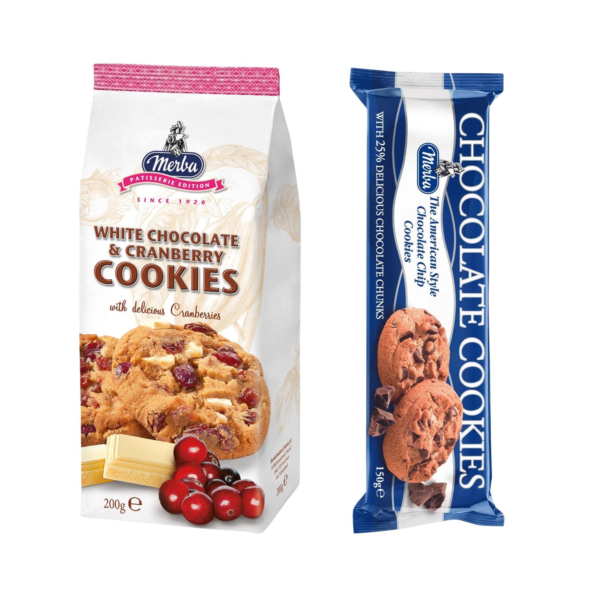 Choclate Cookies 25% And White Choclate And Cranberry Cookies|Combo Of 2