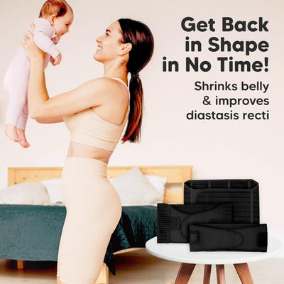 Upyogaa 3-in-1 Postpartum Belly Band – Abdominal Belt for Post-Pregnancy Recovery 1 Year Warranty