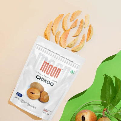 Moon Freeze Dried Chikoo Cubes | 16 gms