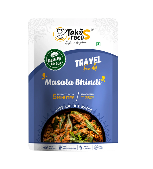 Takos Food Masala Bhindi | Ready To Eat 250 gms