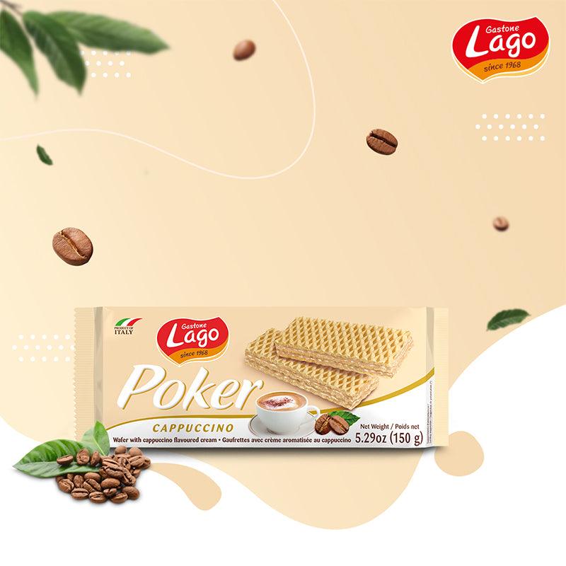 Cappucino Poker Wafers