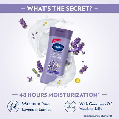 Vaseline Intensive Care Calming Lavender Body Lotion, For Healthy Skin (100 ml)