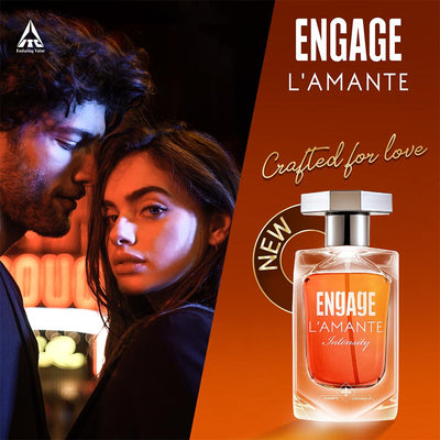 Engage L'amante Intensity Eau De Parfum for Women, Woody Fragrance (100 ml)