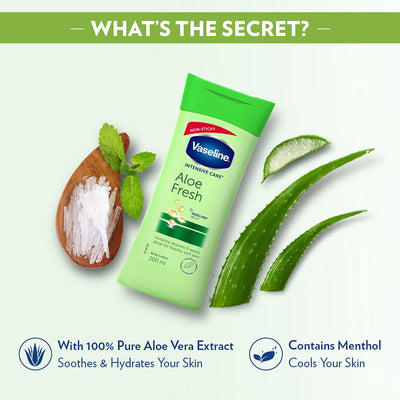 Vaseline Moisturiser Intensive Care Aloe Fresh