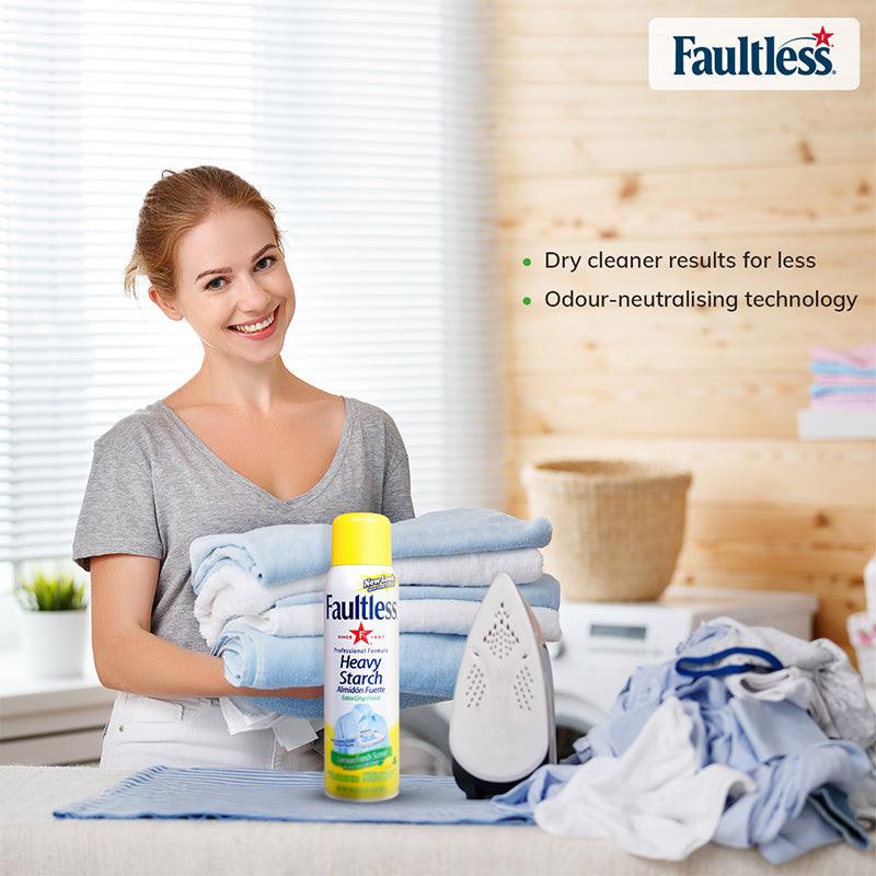 Faultless Lemon Scent Ironing Spray Starch