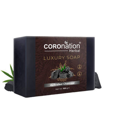 Coronation Herbal Activated Charcoal Luxury Soap