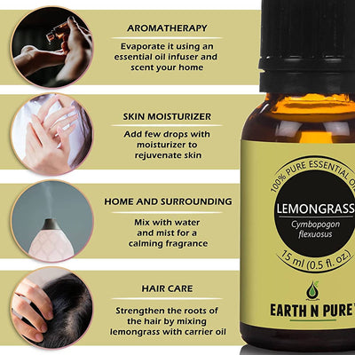 Earth N Pure Essential Oils (Tea Tree, Lavender & Lemongrass)