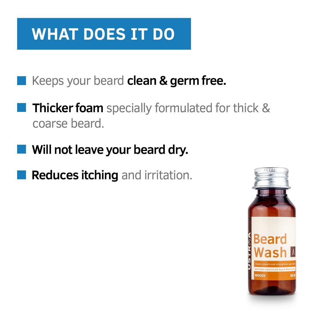 Ustraa Beard Wash Woody