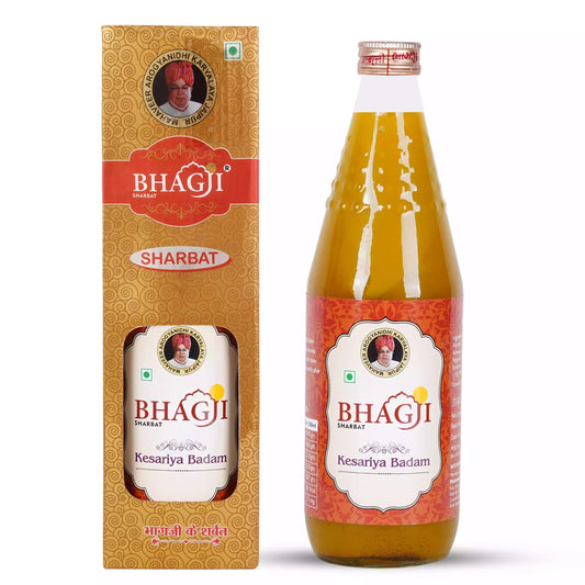 Bhagji Kesariya Badam Sharbat | 750 ML