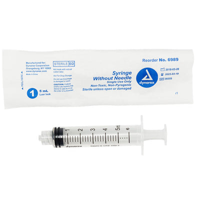 Syringe without Needle, Luer Lock Style Syringe