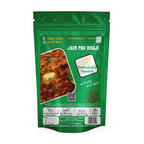 Rekhaben's Namkeen Jain Pav Bhaji | Ready To Eat 55 gms
