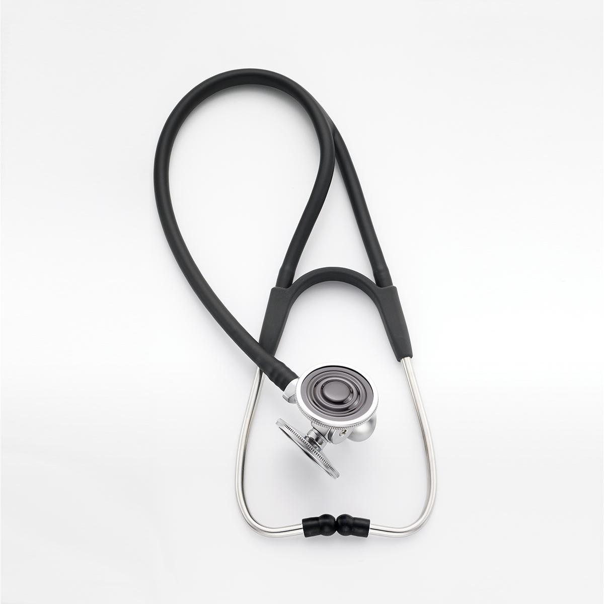 Harvey Deluxe Triple Head Stethoscope 28" black tubing