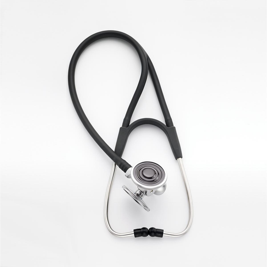 Harvey Deluxe Triple Head Stethoscope 28" black tubing