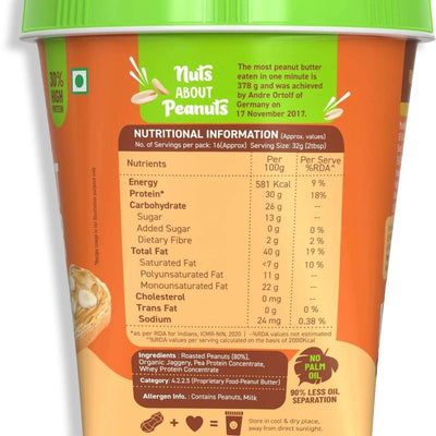 Alpino High Protein Jaggery Peanut Butter Smooth