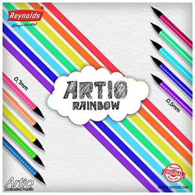 Reynolds Artio 0.5mm Ball Pen - Blue Ink, Pack of 30