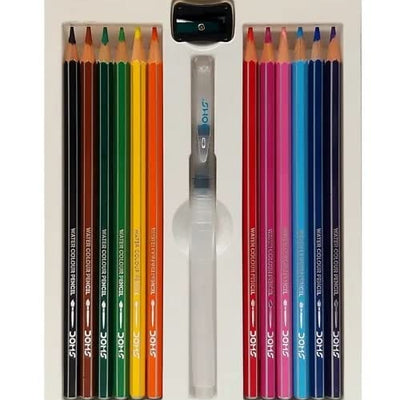 Doms Super Soft Hexagonal Pre-Sharpened Water Soluble Colour Pencils