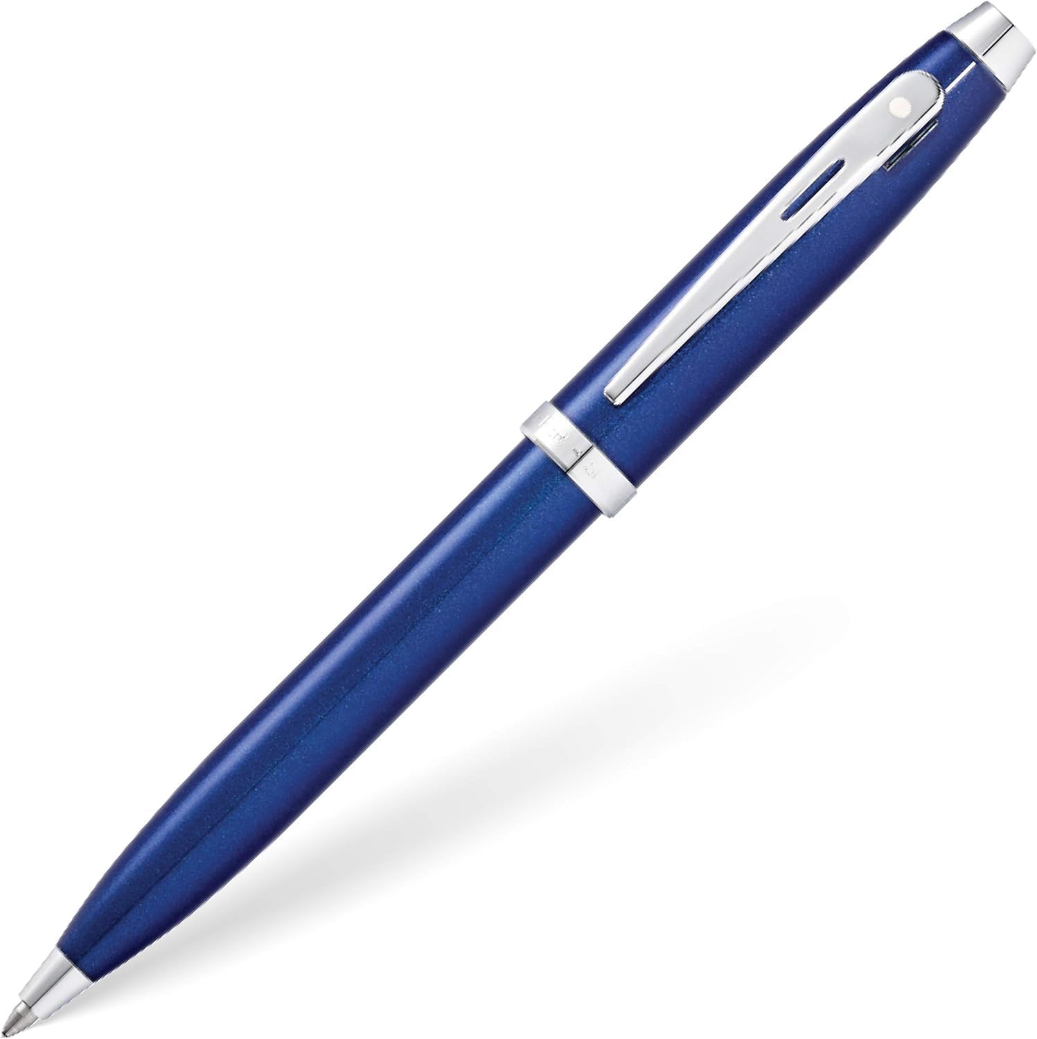 Sheaffer Gift 100 Glossy Blue Ballpoint Pen with Chrome Trim | Signature Ball Pen