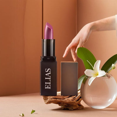 ELIAS Long Wear Long Lasting Enriched Keeps Lips Moisturised High Pigmentation Lipstick (Plum Violet)