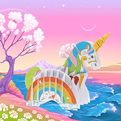 Carioca Unicorn-3D Pop-Up With 18 Color