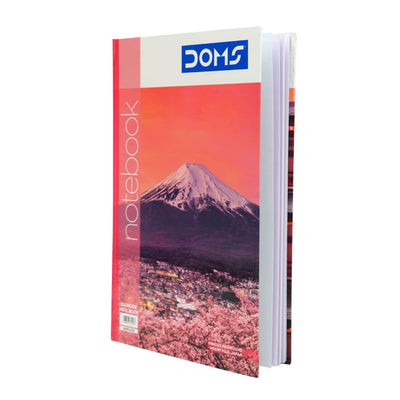 Doms Famous Mountains Series Hard Bound Notebook | Unruled, 160 Pages | 33 x 21 CM | Ideal for School, Home & Office | Pack Of 1 | Color & Design May Vary