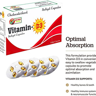 Best Choice Nutrition vitamin D3 (Vitamin D3-Cholecalciferol) One-A-Week For Strong Bones, Muscles, Immune System (Pack of 20 No softgel)