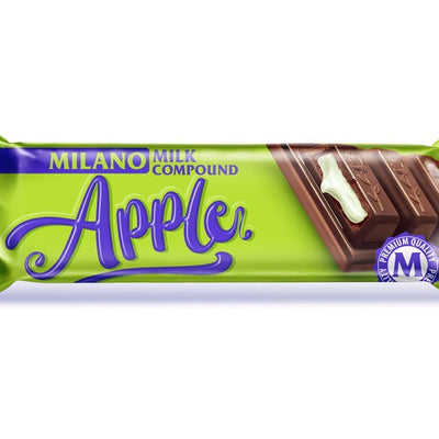 24x Milano Chocolate Bar 24pcs Box - 576g (Apple)