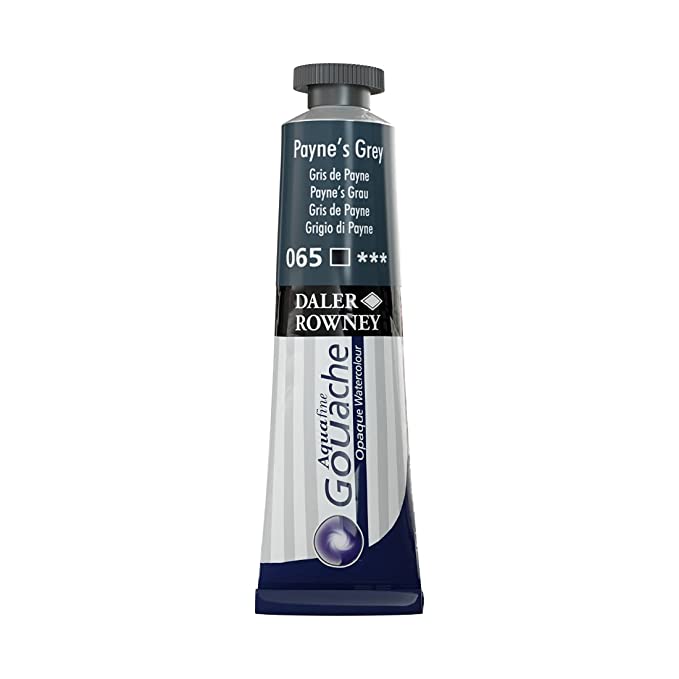 Daler-Rowney Aquafine Gouache Opaque Watercolour Metal Tube