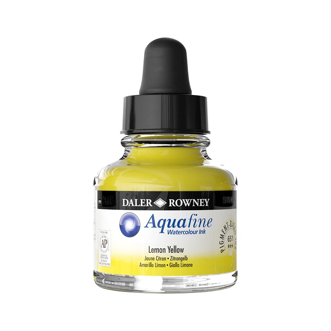 Daler-Rowney Aquafine Watercolour Ink Glass Bottle