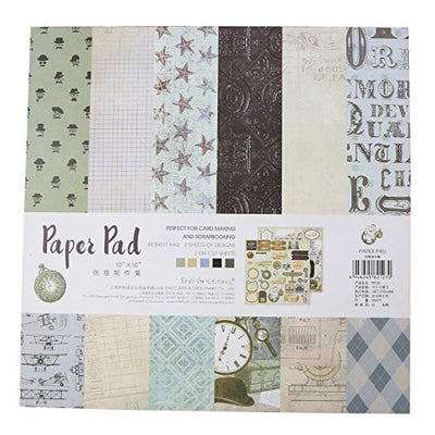 Eno Greeting Pattern Paper Book 10"X10" Design 9