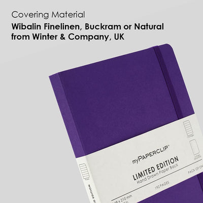 Mypaperclip Limited Edition Notebook, A5 (148 X 210 Mm, 5 .83 X 8.27 In.) Ruled Lep192A5-R - Amethyst