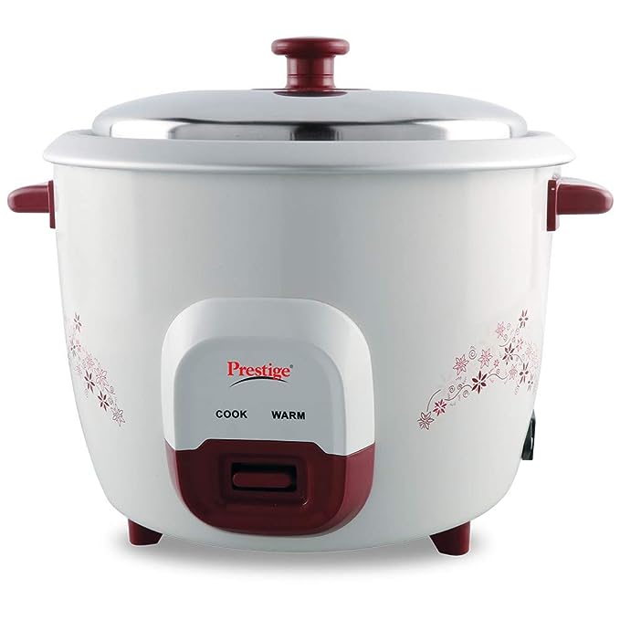 Prestige PRWO 1.0 Red Colour Rice Cooker (1 Liter)
