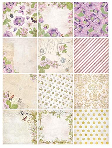 Eno Greeting Pattern Paper Book 10"X10" Design 11