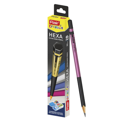 Flair Creative Series HEXA Extra Dark 2B Pencil