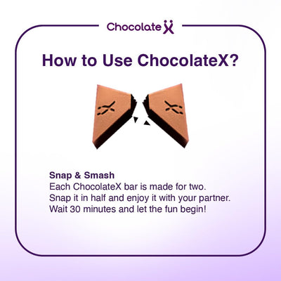 ChocolateX Box | Ideal Chocolate Gift Box for Men & Women | Mood Uplifting Chocolate for Couples and Singles, Vegetarian & Gluten Free