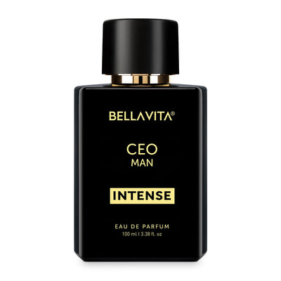 Bella Vita Luxury CEO MAN Intense Eau De Parfum Perfume with Bergamot, Orchid, Patchouli & Vanilla|Premium, Long Lasting Spicy Fragrance for Men 100ML