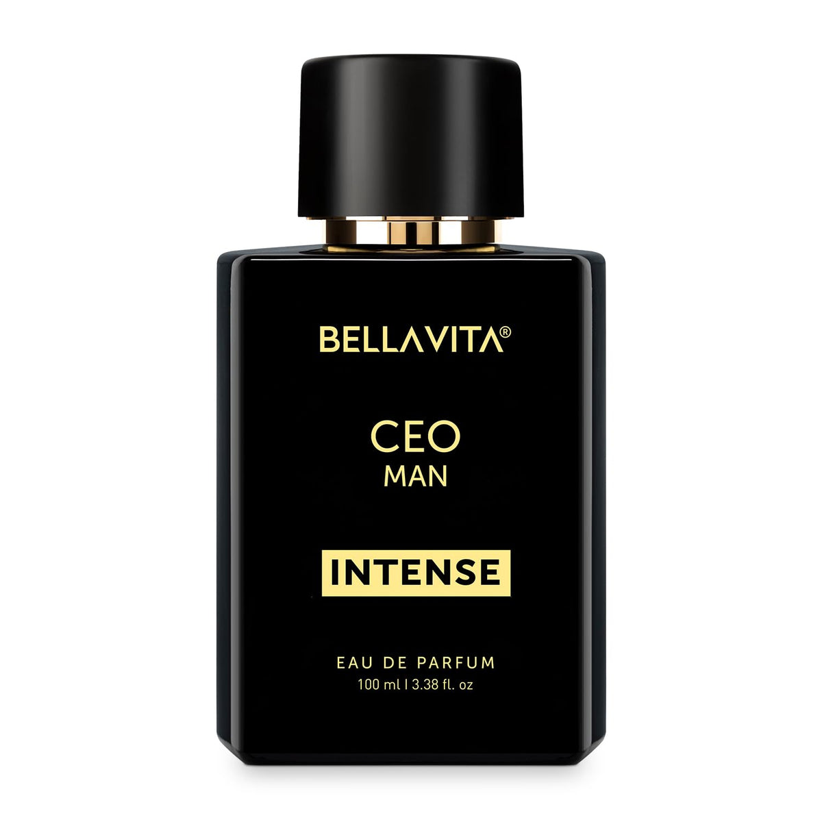 Bella Vita Luxury CEO MAN Intense Eau De Parfum Perfume with Bergamot, Orchid, Patchouli & Vanilla|Premium, Long Lasting Spicy Fragrance for Men 100ML