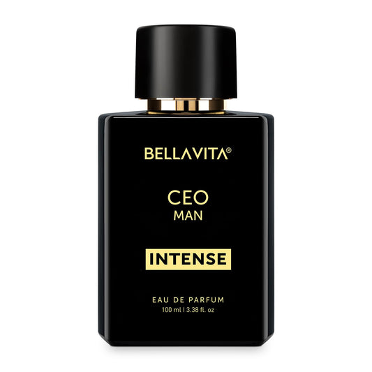 Bella Vita Luxury CEO MAN Intense Eau De Parfum Perfume with Bergamot, Orchid, Patchouli & Vanilla|Premium, Long Lasting Spicy Fragrance for Men 100ML
