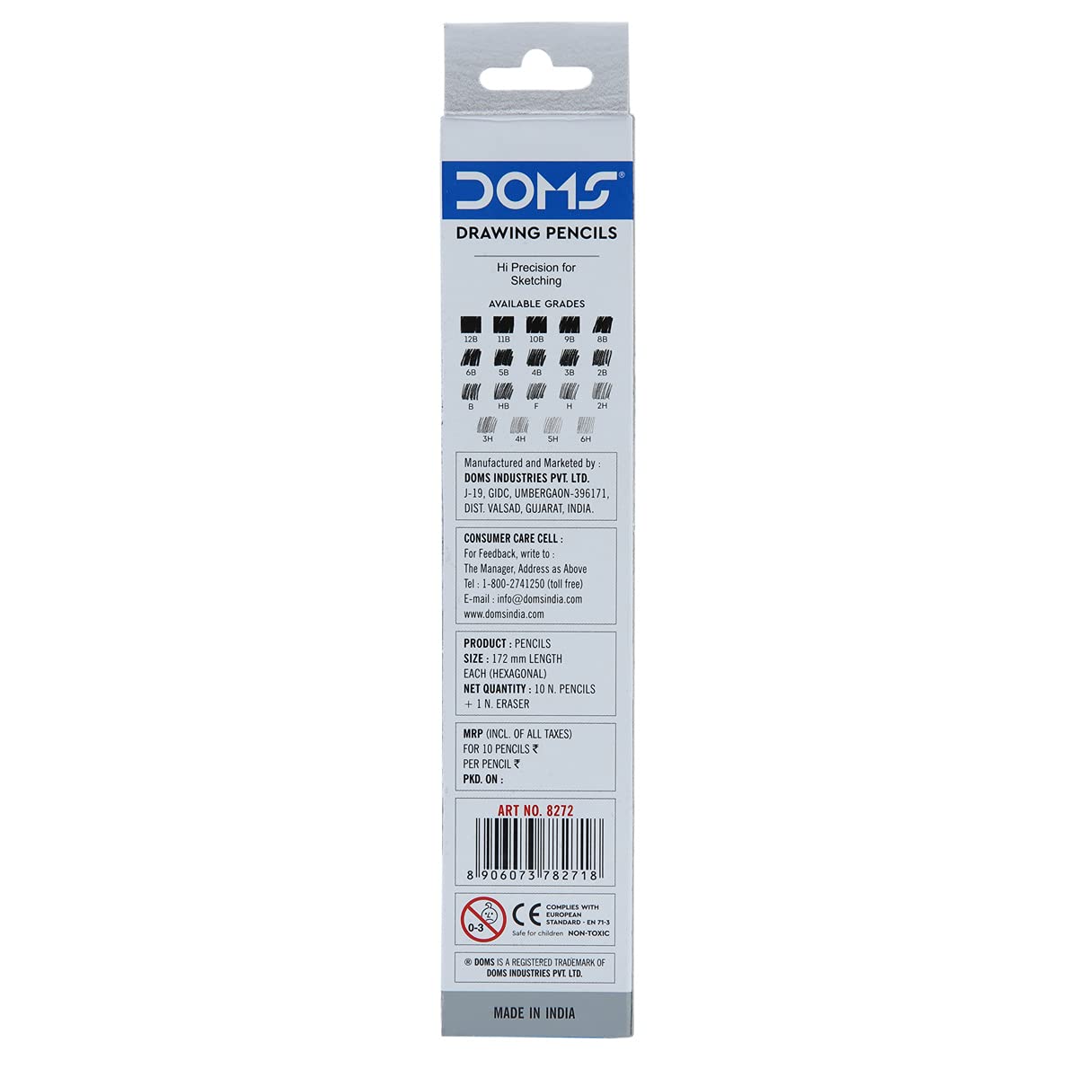Doms Drawing & Sketching Graphite Pencils - Grade B