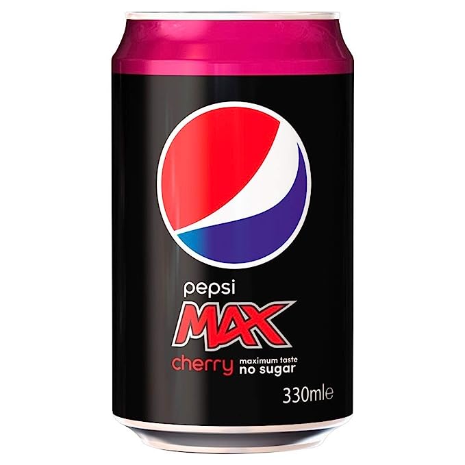 Pepsi, Max Can, Cherry, 330 Millilitre