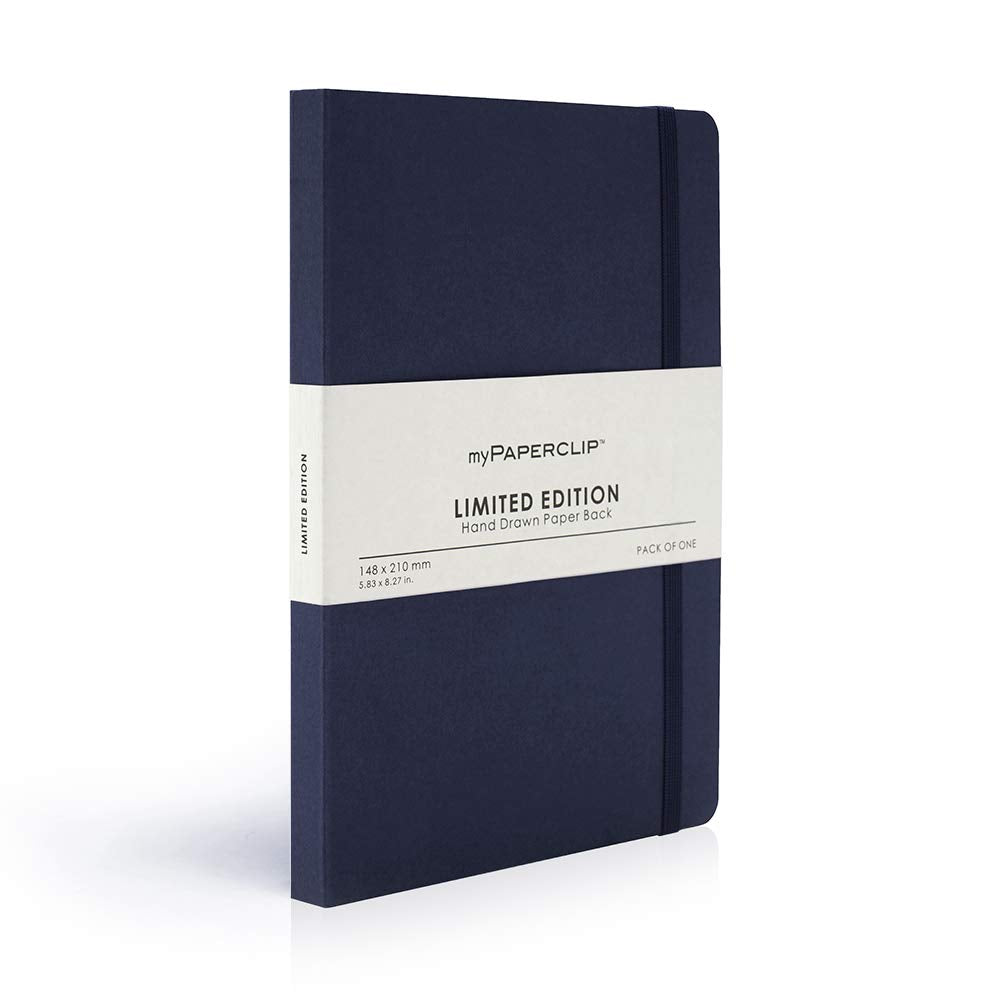 Mypaperclip Limited Edition Notebook, A5 (148 X 210 Mm, 5 .83 X 8.27 In.) Plain Lep192A5-P - Imperial