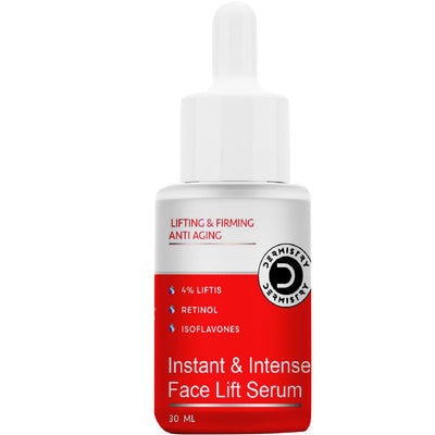 Dermistry Anti Aging Instant Skin Lifting Firming Tightening 4% Liftis Retinol Face Serum For Collagen Boost Ageing Wrinkles Fine lines Repair - 30ml