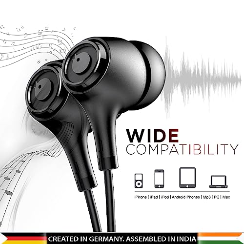 Blaupunkt EM01 in-Ear Type C Wired Earphone with Mic and Deep Bass HD Sound Mobile Headset with Noise Isolation
