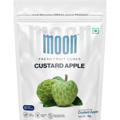 Moon Third Quarter Fruit Box (Custard Apple & Mango Slice) Combo | No Preservatives, No Added Sugar, Healthy Dried Fruit | 100% Natural, Vegan, Gluten Free Snack for Kids and Adults