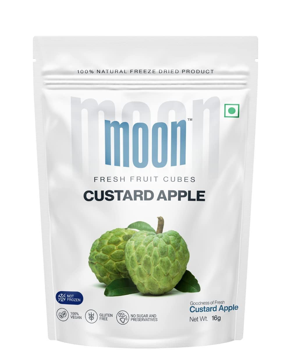 Moon Third Quarter Fruit Box (Custard Apple & Mango Slice) Combo | No Preservatives, No Added Sugar, Healthy Dried Fruit | 100% Natural, Vegan, Gluten Free Snack for Kids and Adults