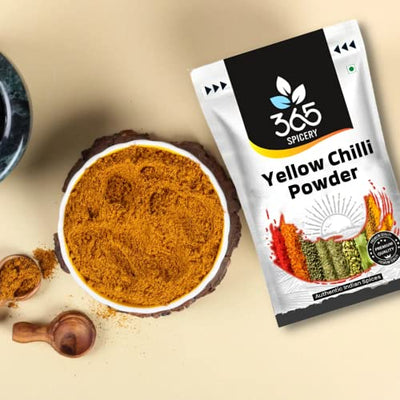 365 SPICERY Yellow Chilly Powder | Aromatic and Flavorful Spice for a Variety of Dishes | No Fillers or Preservatives - 500 gm