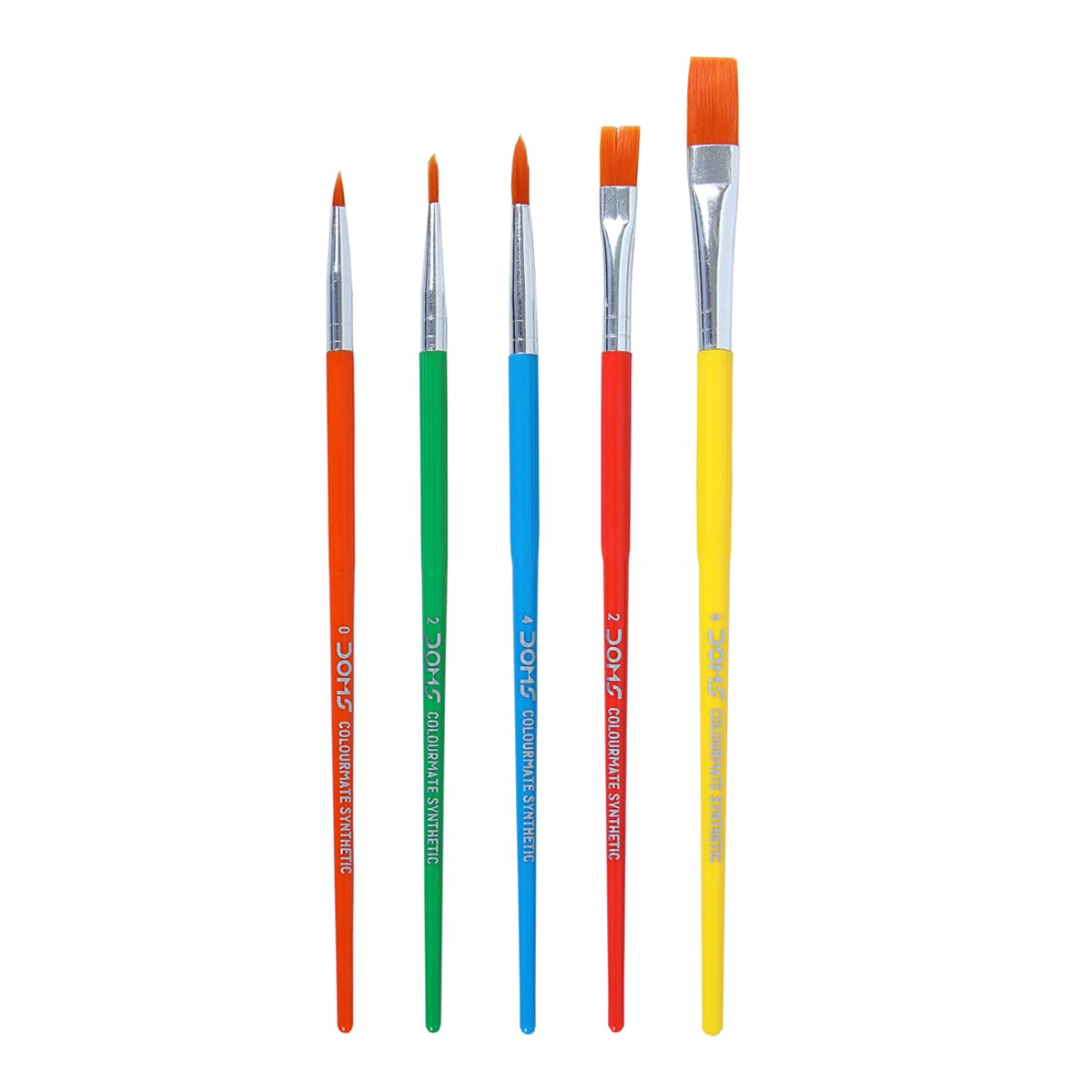 Doms Colourmate Synthetic Paint Brush Set